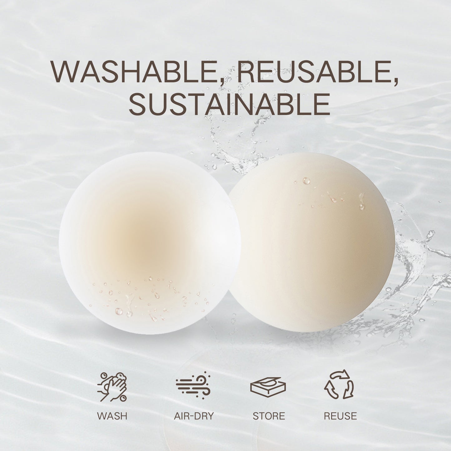 Invisible Traceless Silicone Breast Patch