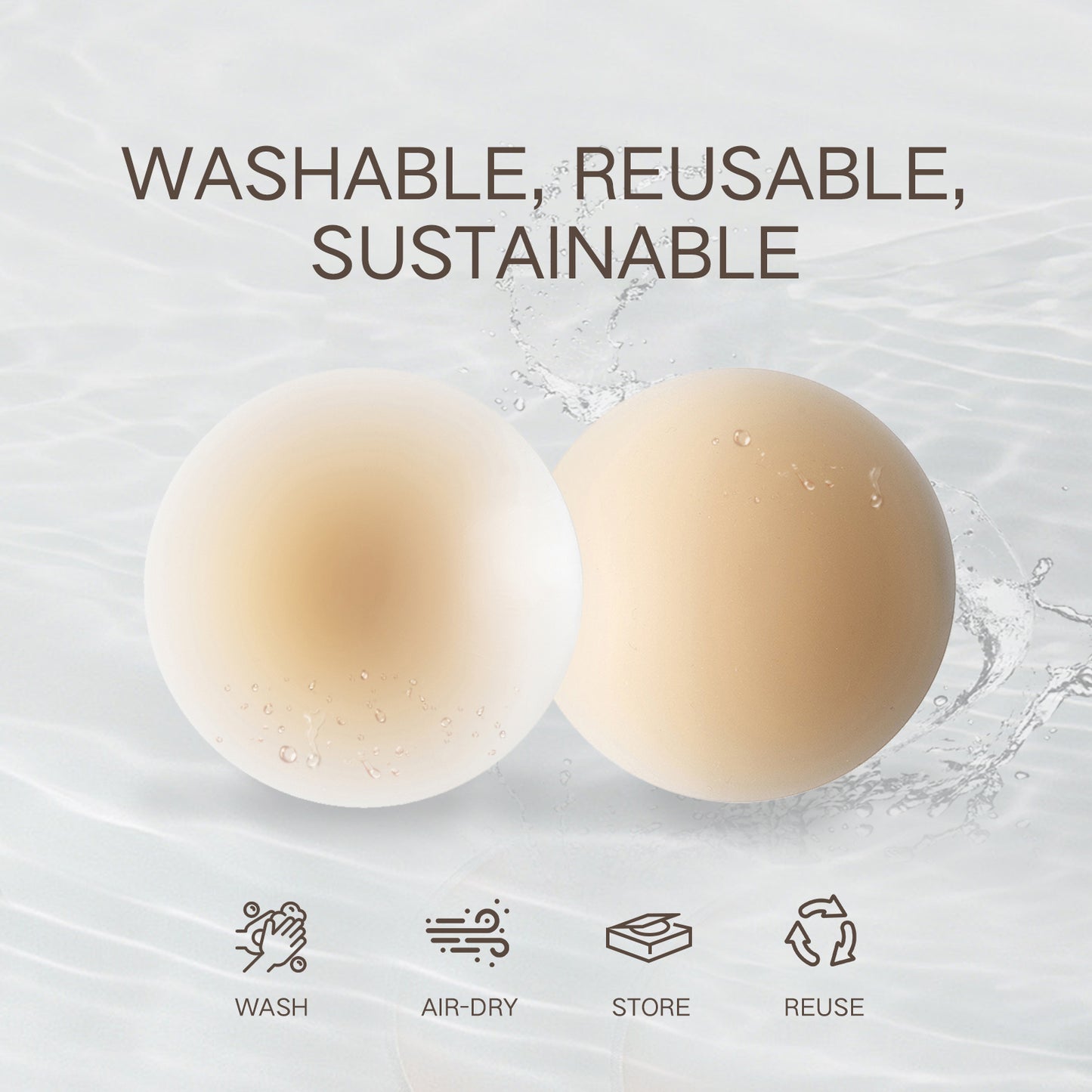 Invisible Traceless Silicone Breast Patch