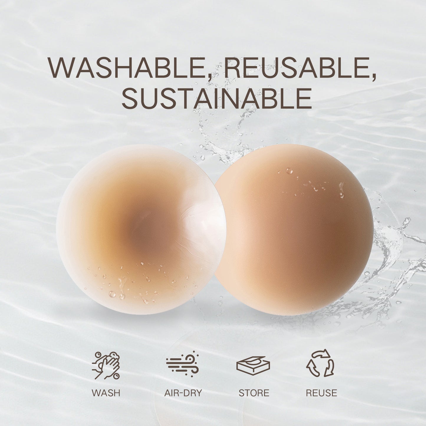 Invisible Traceless Silicone Breast Patch